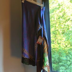 Craft Vibrant Patterned Midi Skirt